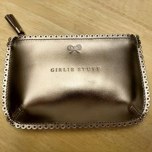 Anya Hindmarch Metallic Girlie Stuff Leather Pouch